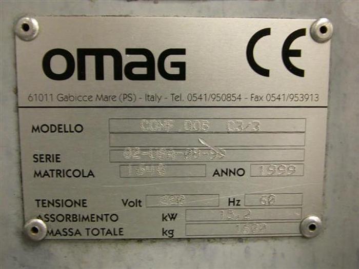 Used Omag Vertical Form, Fill and Seal Machine