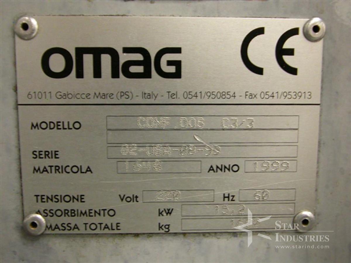 Used Omag Vertical Form, Fill and Seal Machine