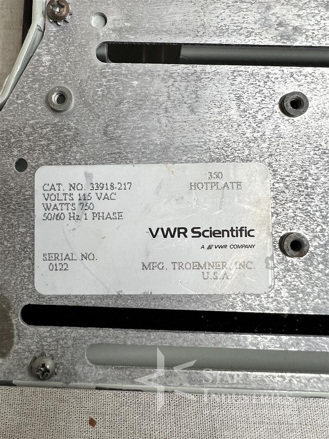 Used VWR Scientific 350 Hot Plate