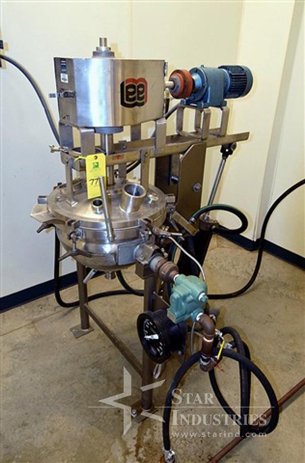 Used 5 gallon Lee Double-motion Reactor, Model 5CD9MT