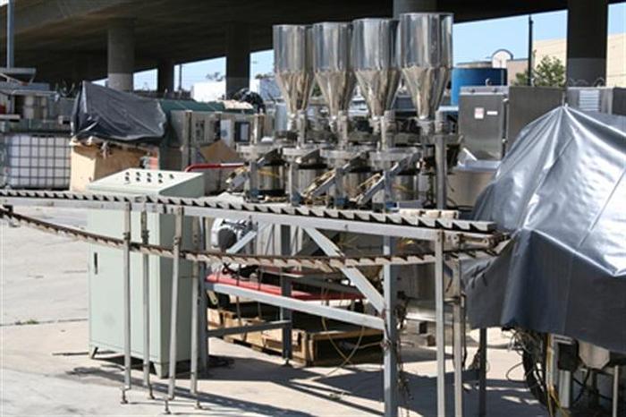 Used Pack Star Vertical Form/Fill/Seal w/ 6 Feeders & Date Stamp