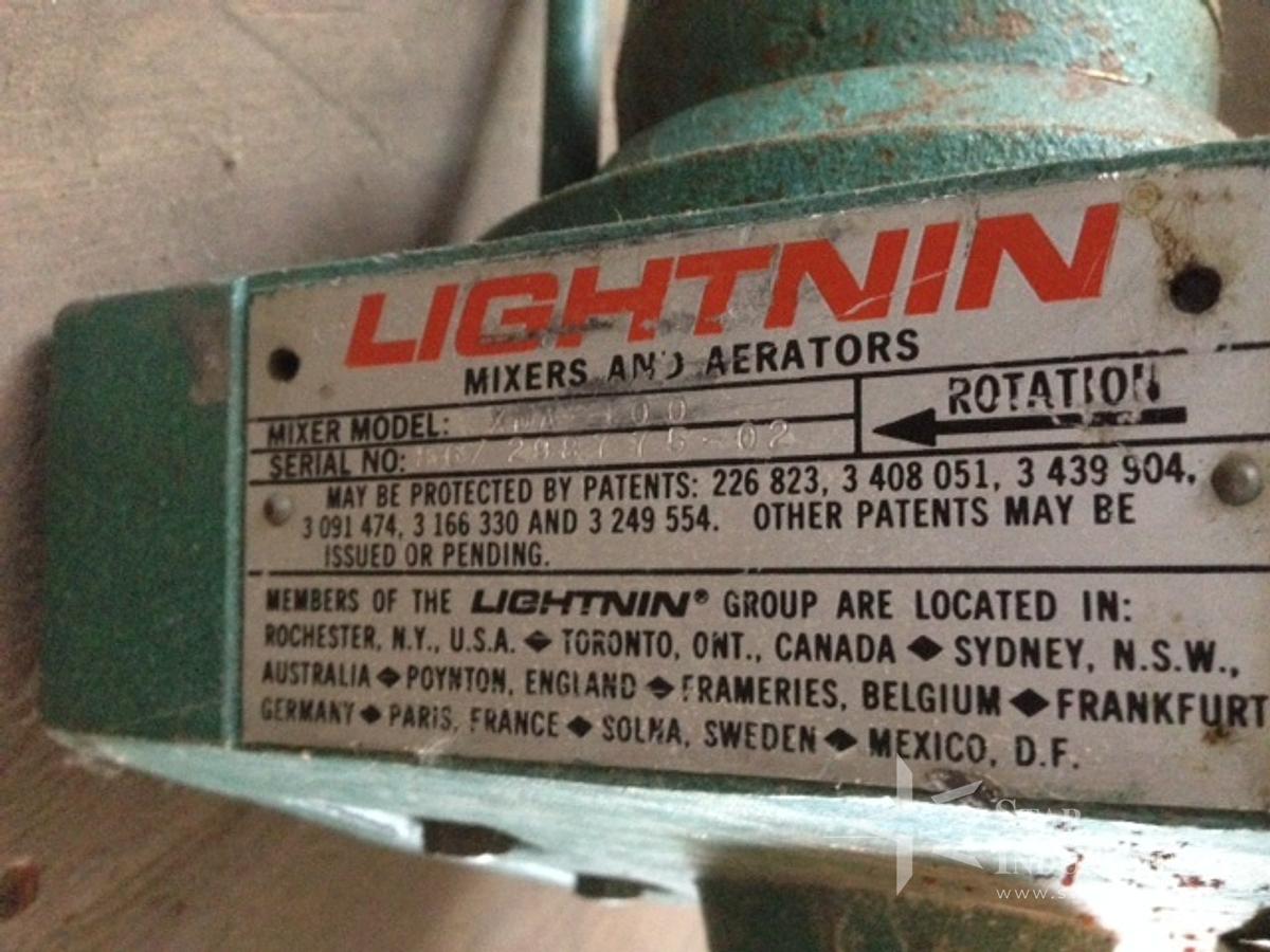 Used Lightnin Pneumatic Mixer