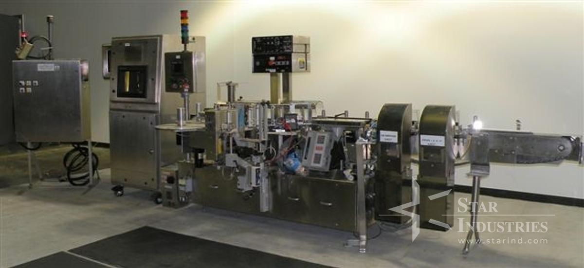 Used New Jersey Wrap-Around Labeler, Model 304R-879