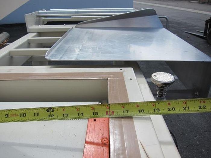Used Belco L Bar Sealer with heat tunnel