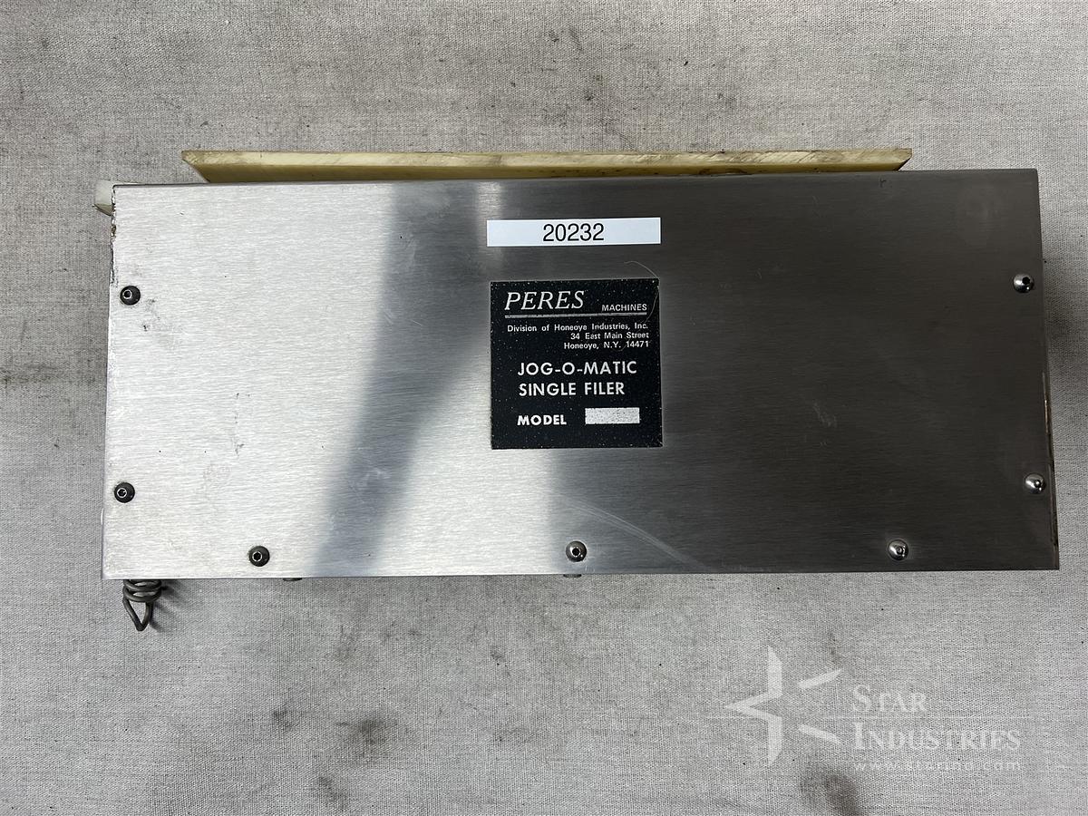Used Peres Machines Jog-O-Matic Single Filer