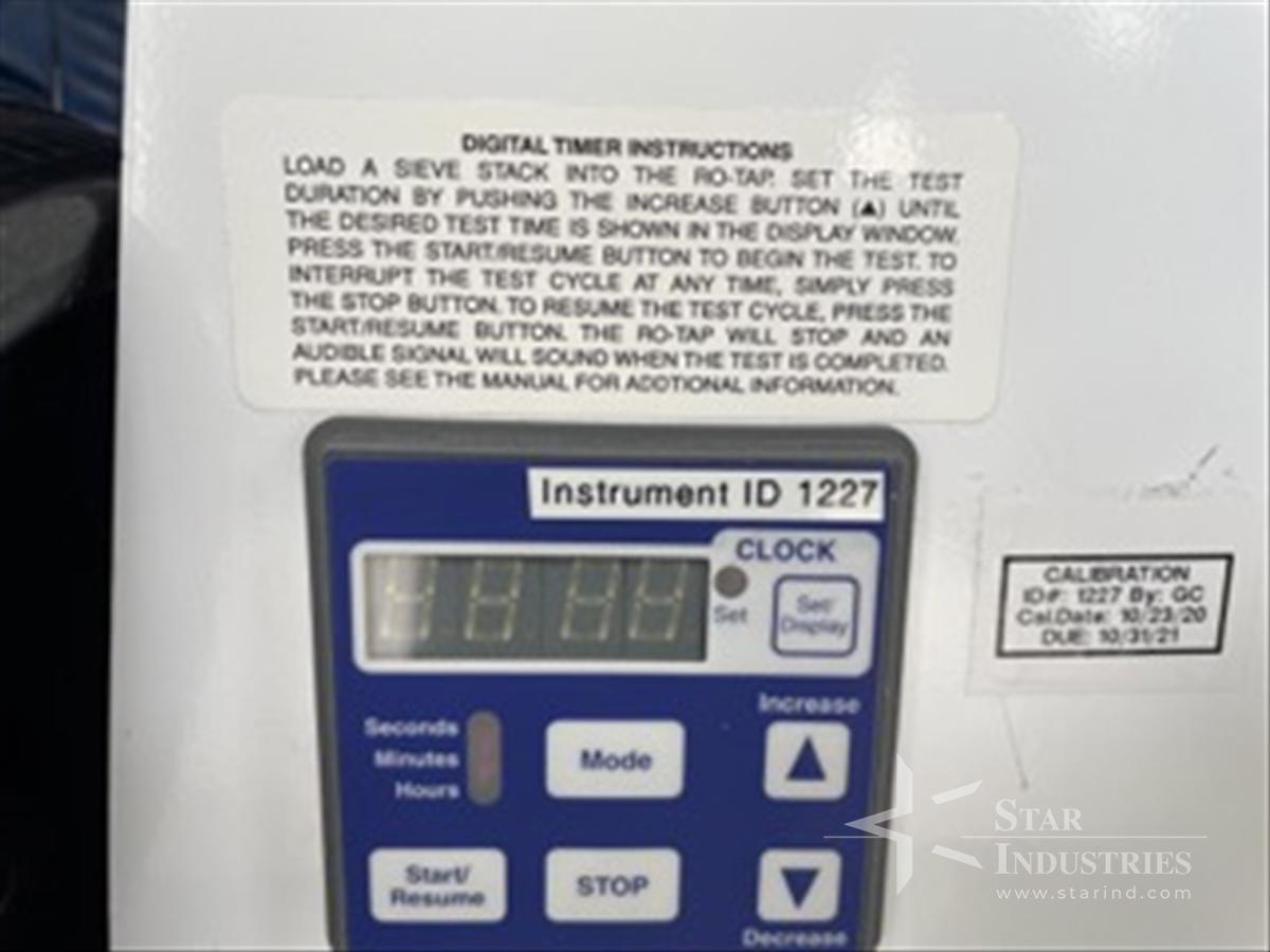 Used Rotap RX-29 Separator in sound enclosure