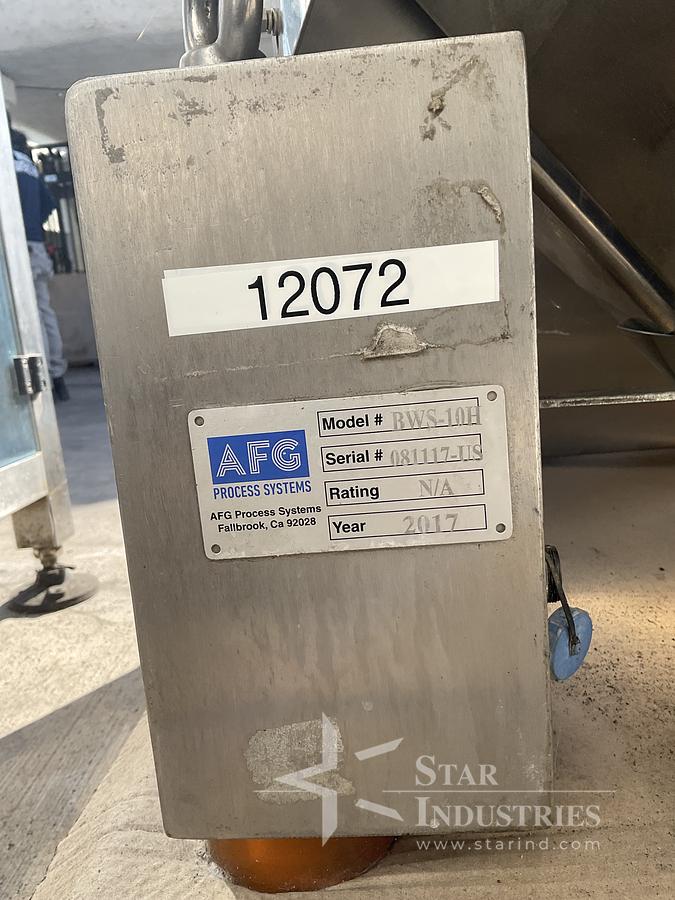 Used AFG Process System Vertical Form, Fill, Seal Bagger w/ 10 Head Scale