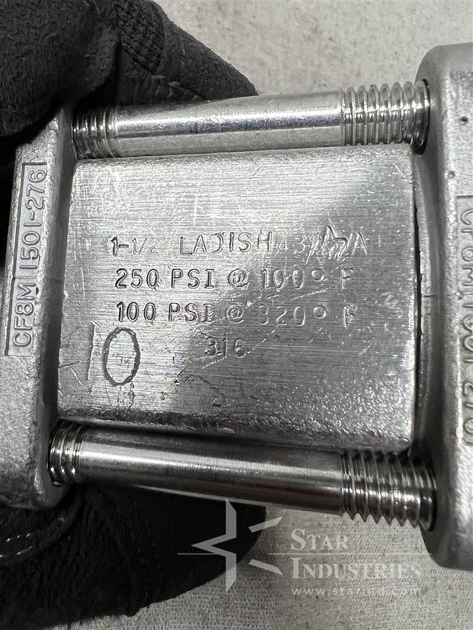 Used Stainless Steel Shut-Off Ball Valve
