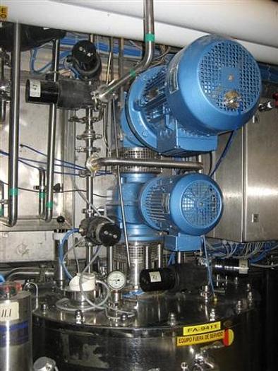 Used 350 Liter Packo Double-motion Tank