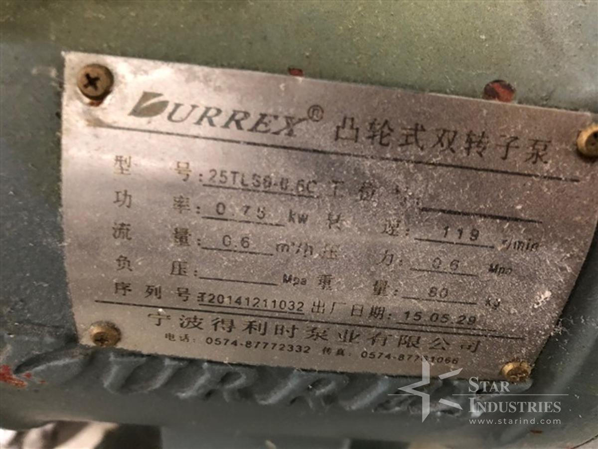 Used Durrex Wafer Batter Pump