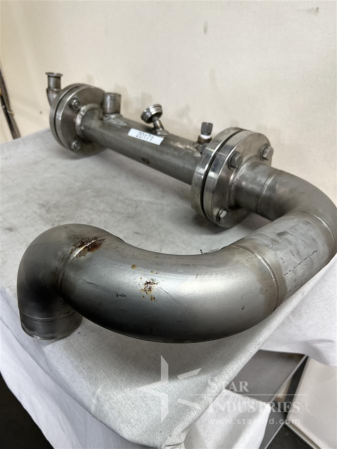 Used Curved Stainless Steel Pipe for High Temperature Fluid