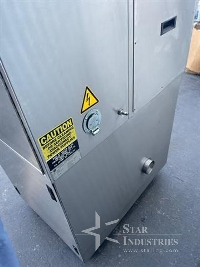 Used 114 cubic foot stainless Ribbon Blender