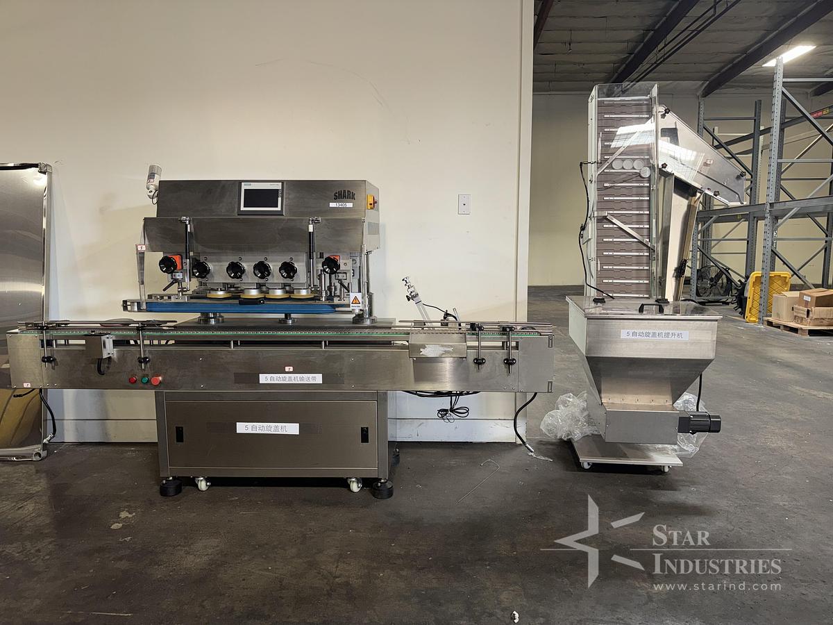 Used Shark Inline Bottle Packaging Line