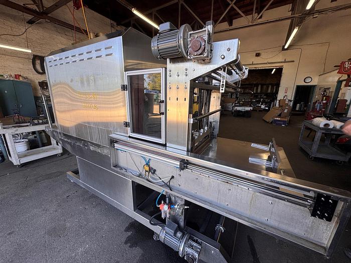 Used Wrapper, Overwrapper, TruLine Packaging , Model SFE-800SAS, Stainless Steel