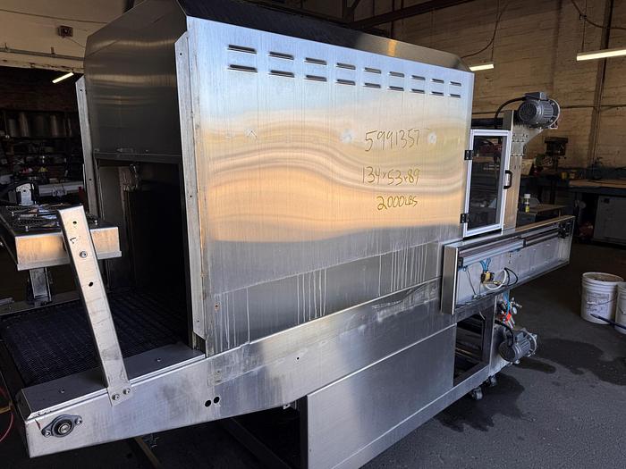 Used Wrapper, Overwrapper, TruLine Packaging , Model SFE-800SAS, Stainless Steel