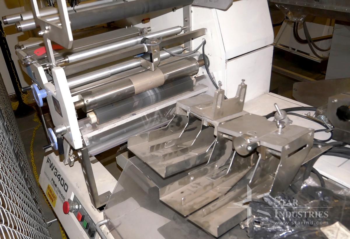 Used Fuji Flowrapper FW3400 Horizontal Form, Fill ands Seal Machine