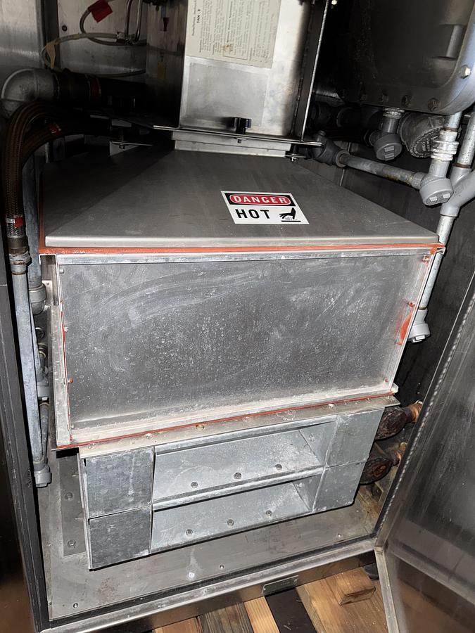 Used Thomas Compulab Coating Pan w/ 36", 24" & 12" Pans