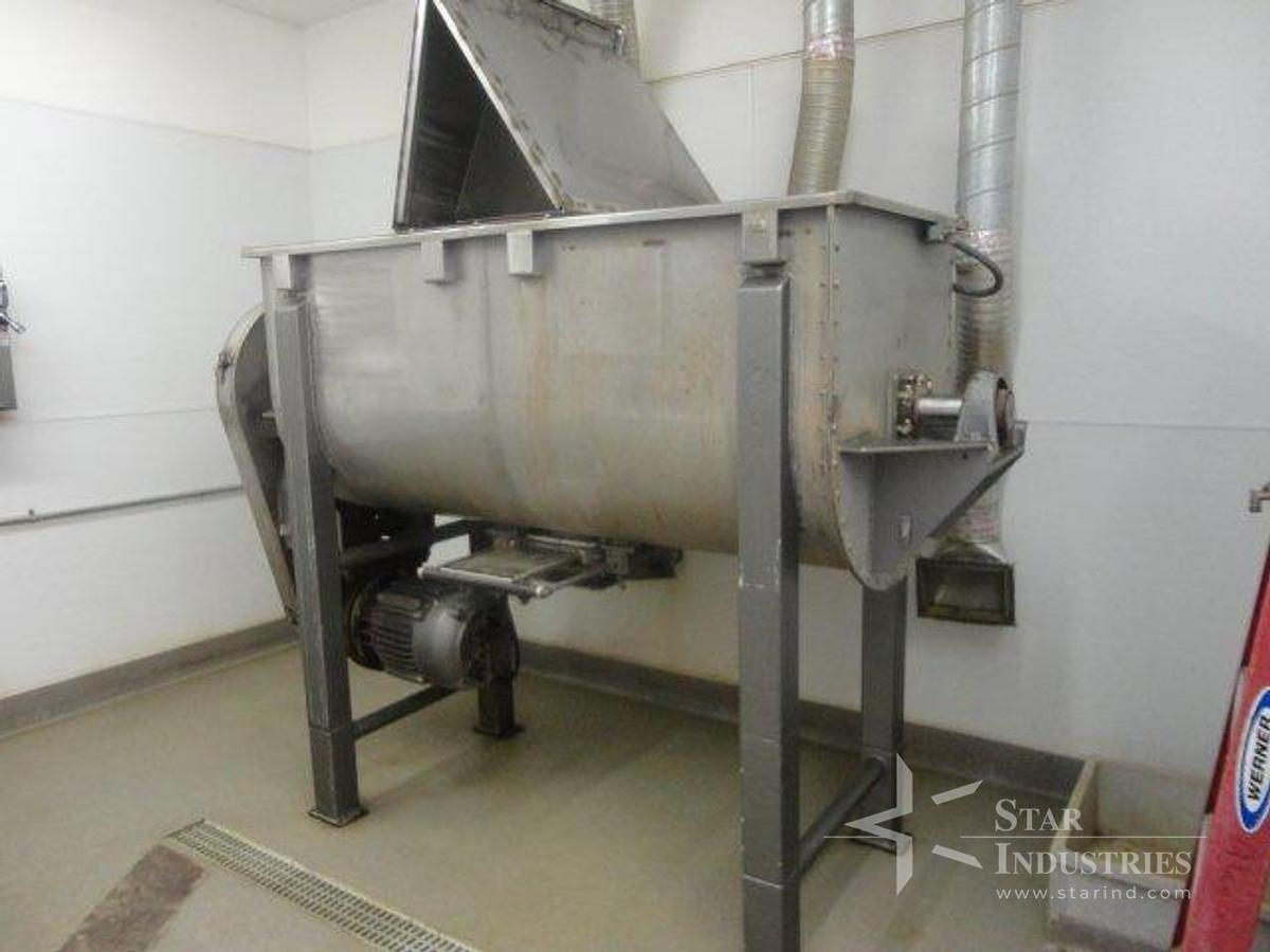 Used Westwood 30 c.f. Ribbon Blender, stainless steel