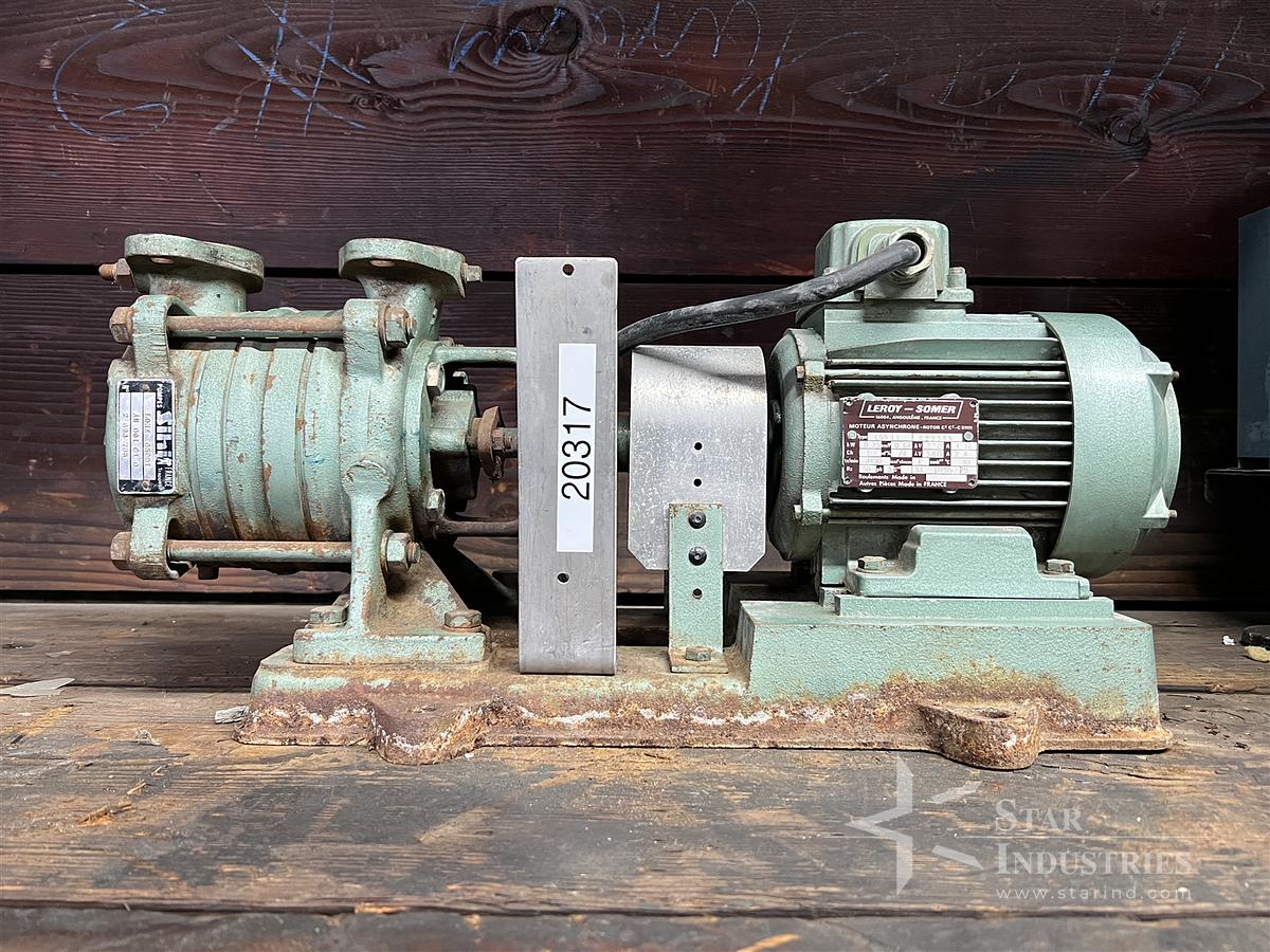 Used Sihi Transfer Pump with Leroy-Somer Motor