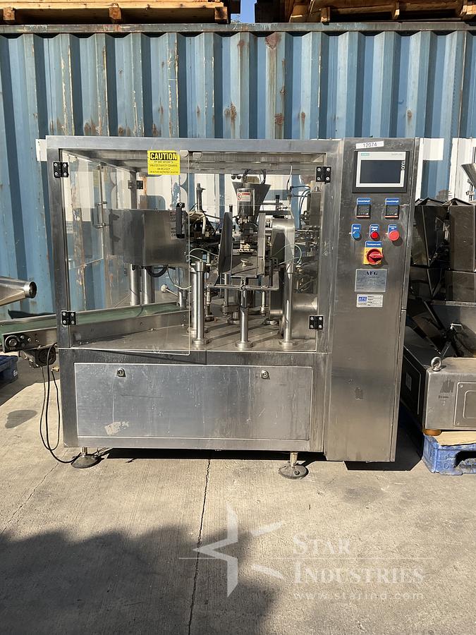 Used AFG Process Systems RBM-8 Bag Filler And Sealer With Overhead Scale