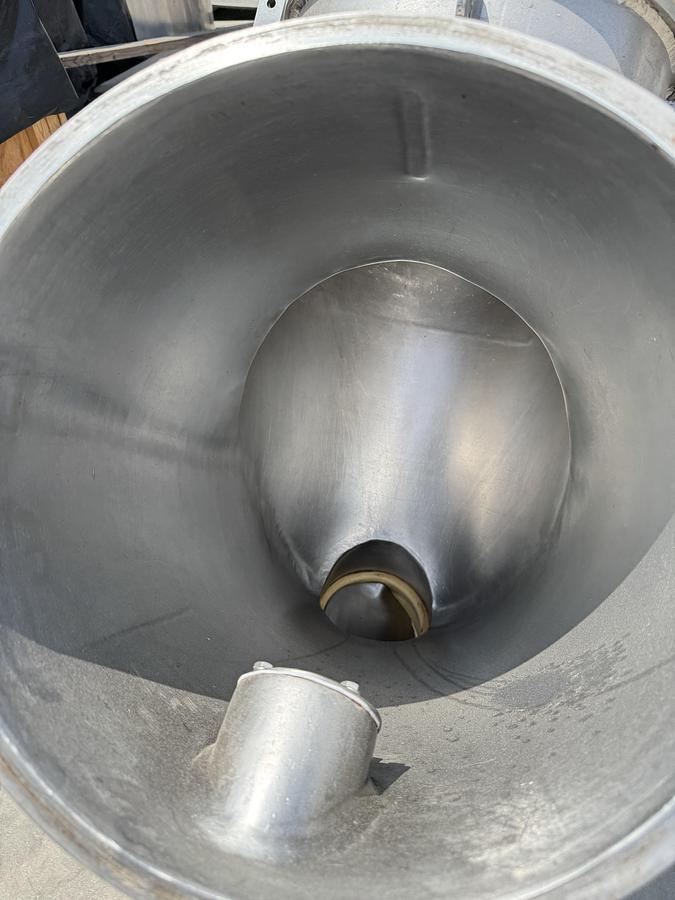 Used Patterson-Kelley V-blender/Twin Shell Mixer, 2 c.f. S.S.