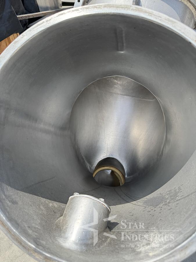 Used Patterson-Kelley V-blender/Twin Shell Mixer, 2 c.f. S.S.