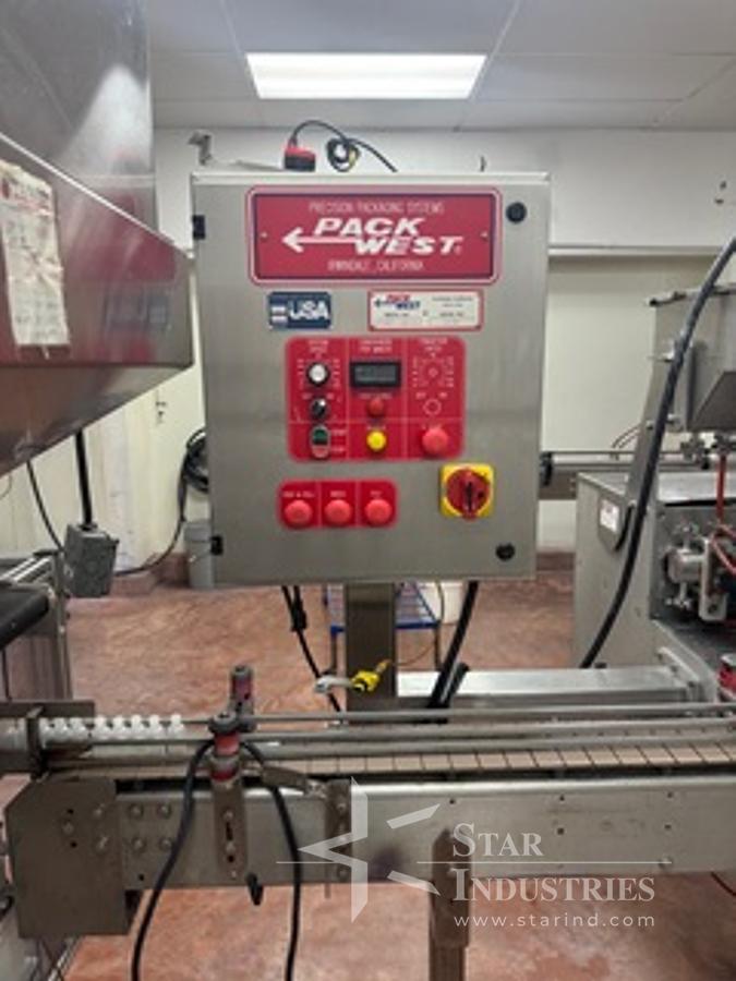 Used Pack West 6 head Piston Filler, Model LSN Series 2 Super CM-6
