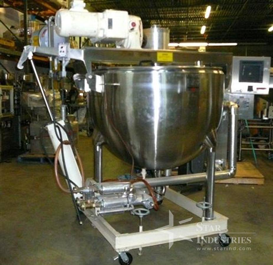 Used 250 gallon Hamilton Jacketed Tank w/ agitator