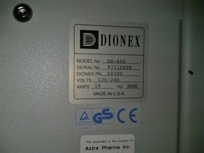 Used Dionex Process Analyzer, Model DX 800