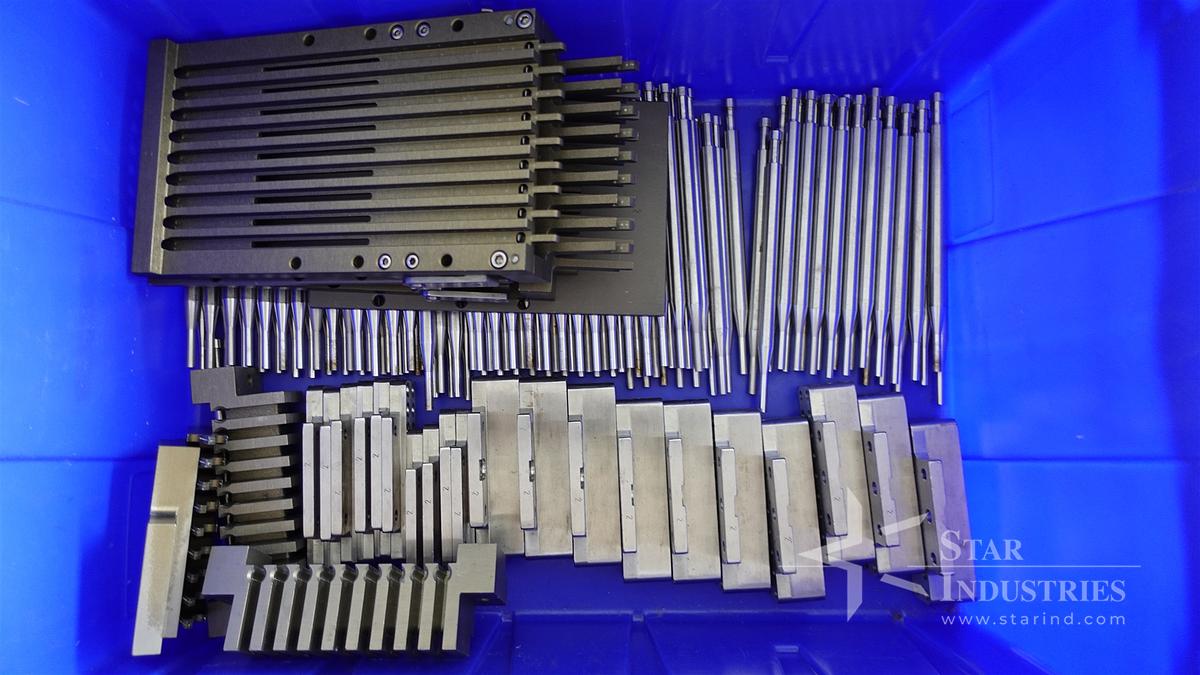 Used NJP-2500C Sorting Station, Tamping Pins, Upper and Lower Segments Size #2
