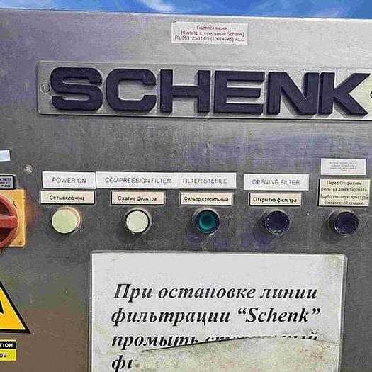 Used Schenk Filterbrau Niro1200/175 approx. 400 sq. meter Filter Press