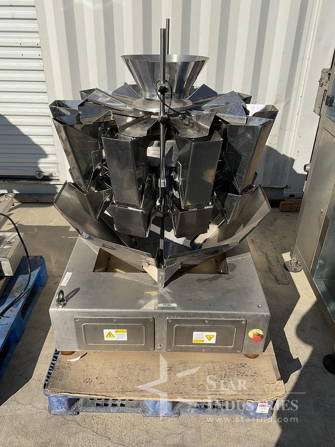 Used AFG Process System Vertical Form, Fill, Seal Bagger w/ 10 Head Scale