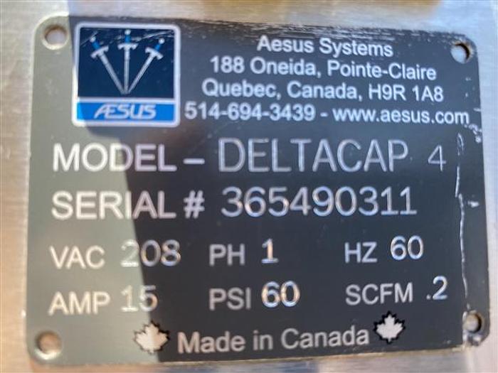 Used Aesus 8-spindle Capper w/ Elevator, Model DELTACAP4