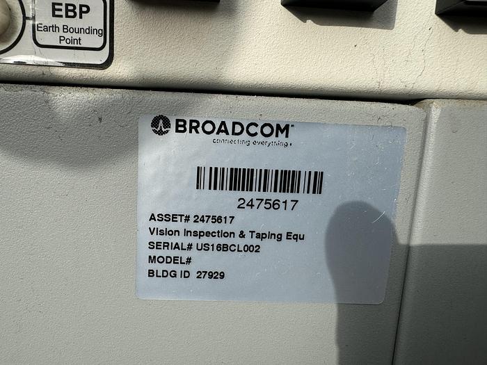 Used Vision Inspection & Taping Equipment