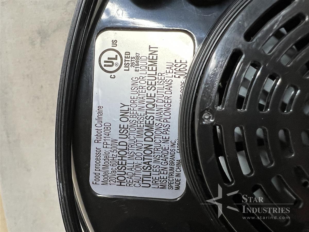 Used Black+Decker Food Processor