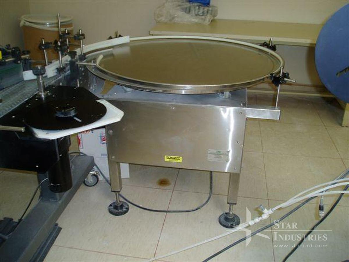 Used Conveyor w/ Infeed and Exit Turntables
