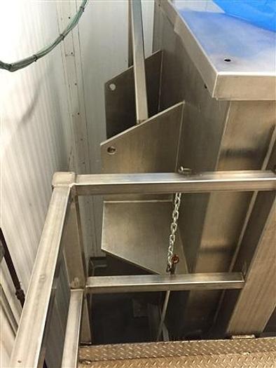 Used 300 Cu Ft Aaron Process Ribbon Blender, S/S, 60 Hp