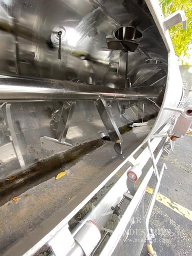 Used 5,700 liter Processall Plow Mixer, Model 5700 HL