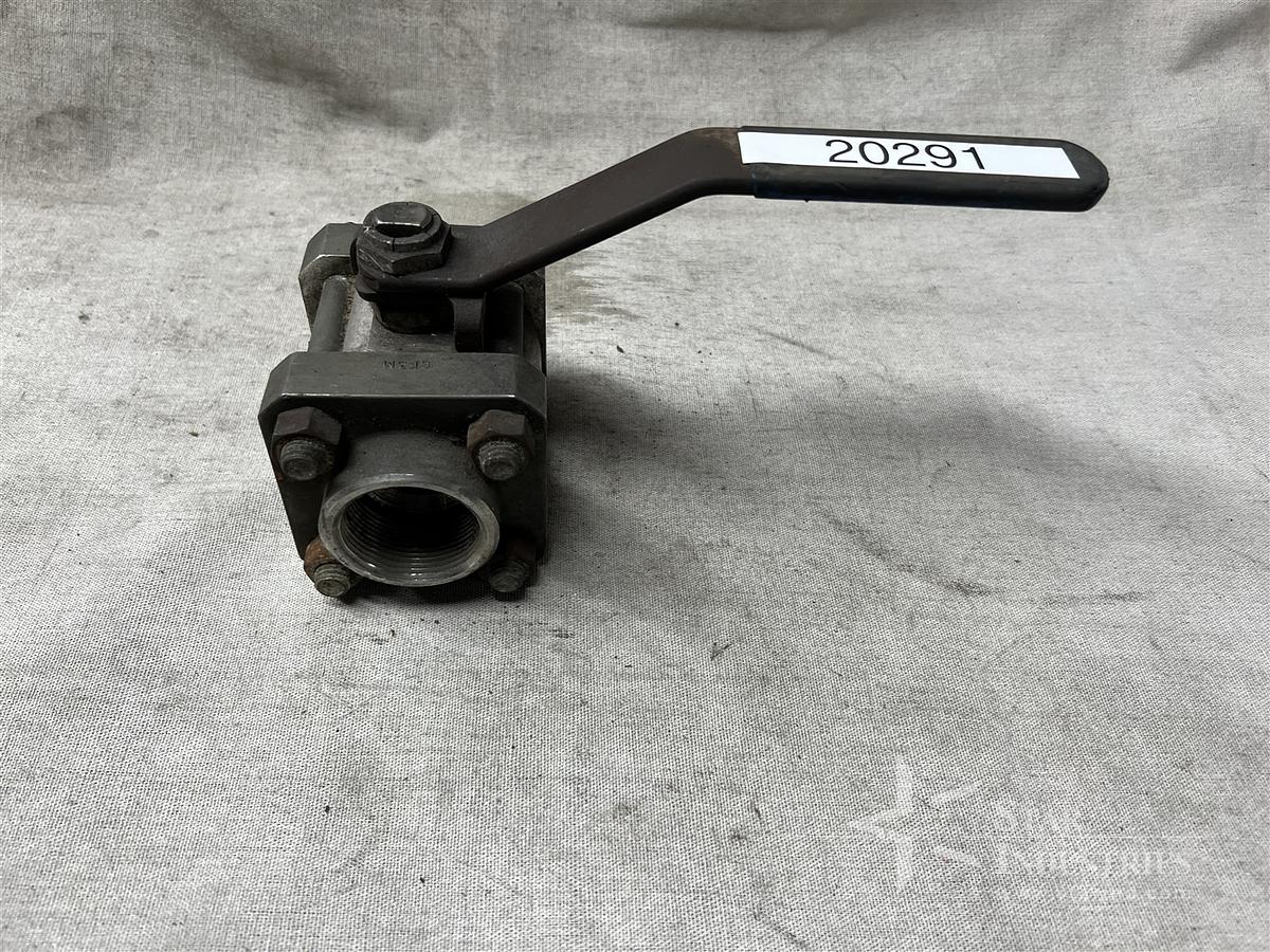 Used DynaQuip Stainless Steel Shut-Off Ball Valve