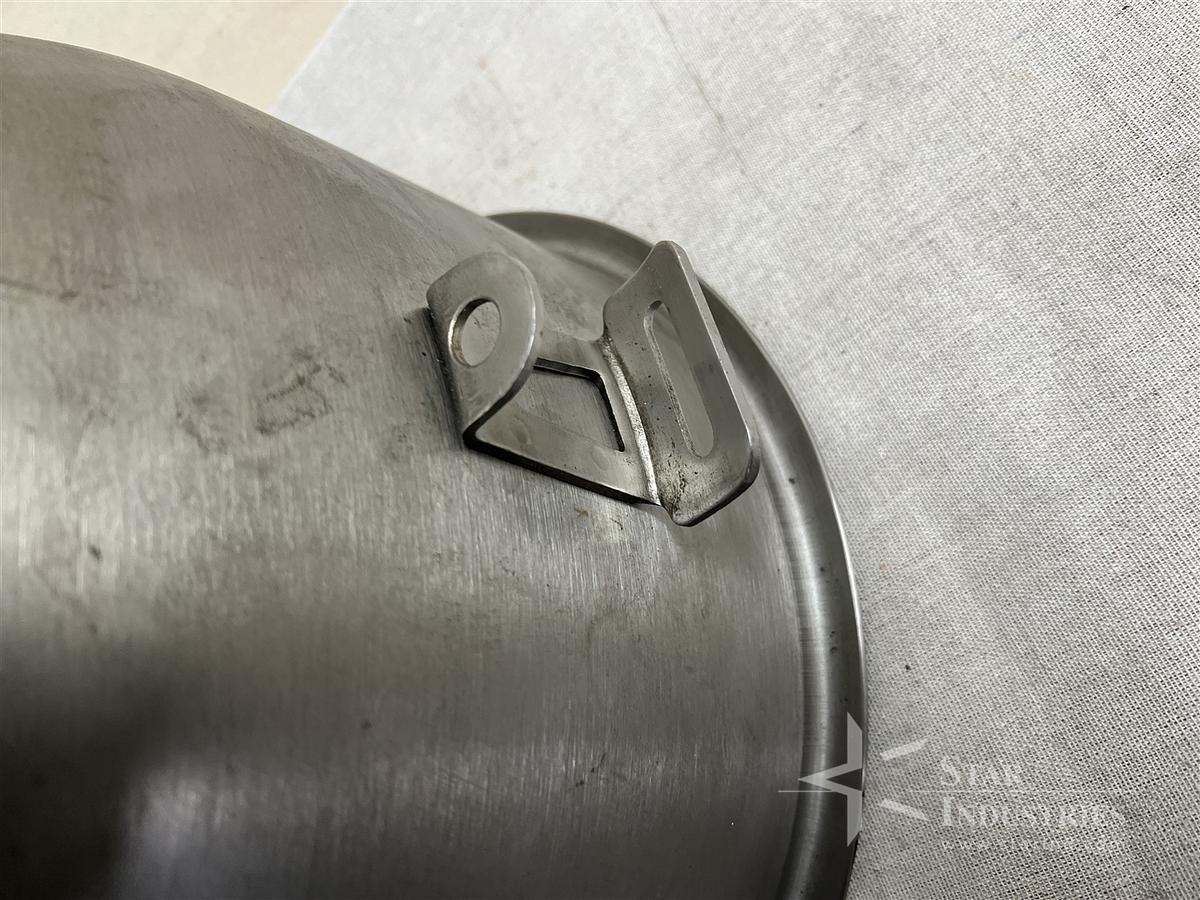 Used Hobart Equivalent Stainless Steel Mixing Bowl 20 Quarts