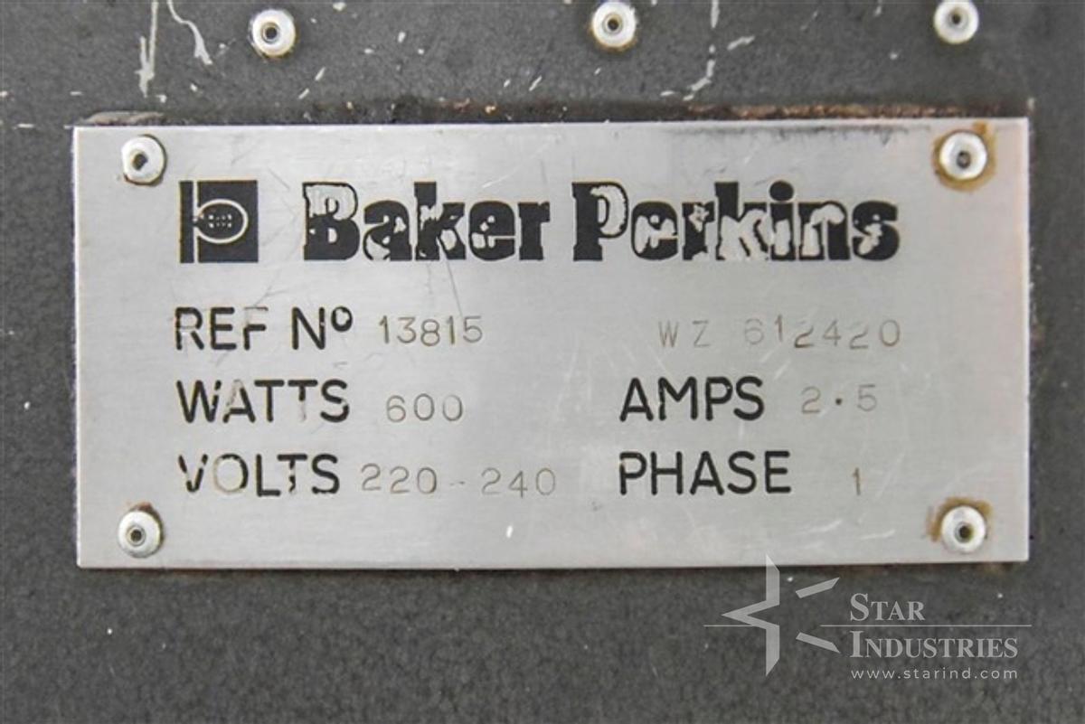 Used Baker Perkins Servoform