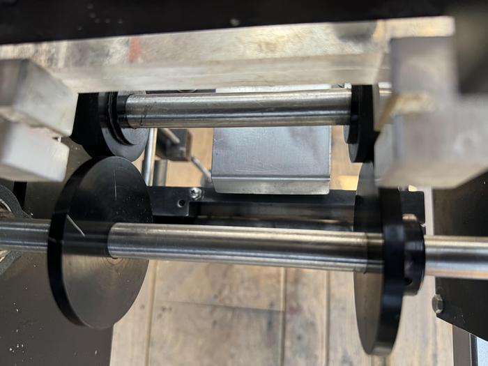 Used Phoenix Engineering Go Packer Model 1000 Pouching Machine w/ Disk Counter