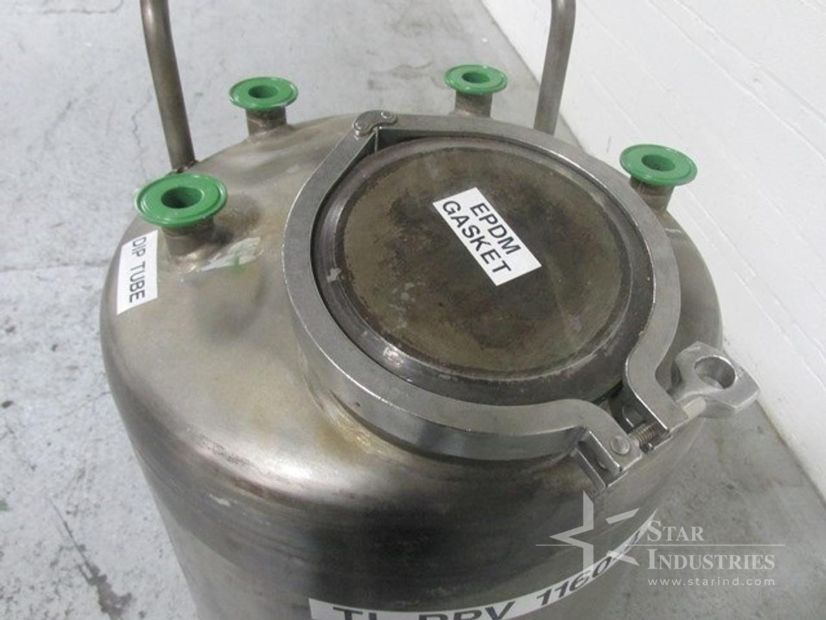 Used 30 GAL NORTHLAND RECEIVER, 316L, 150#