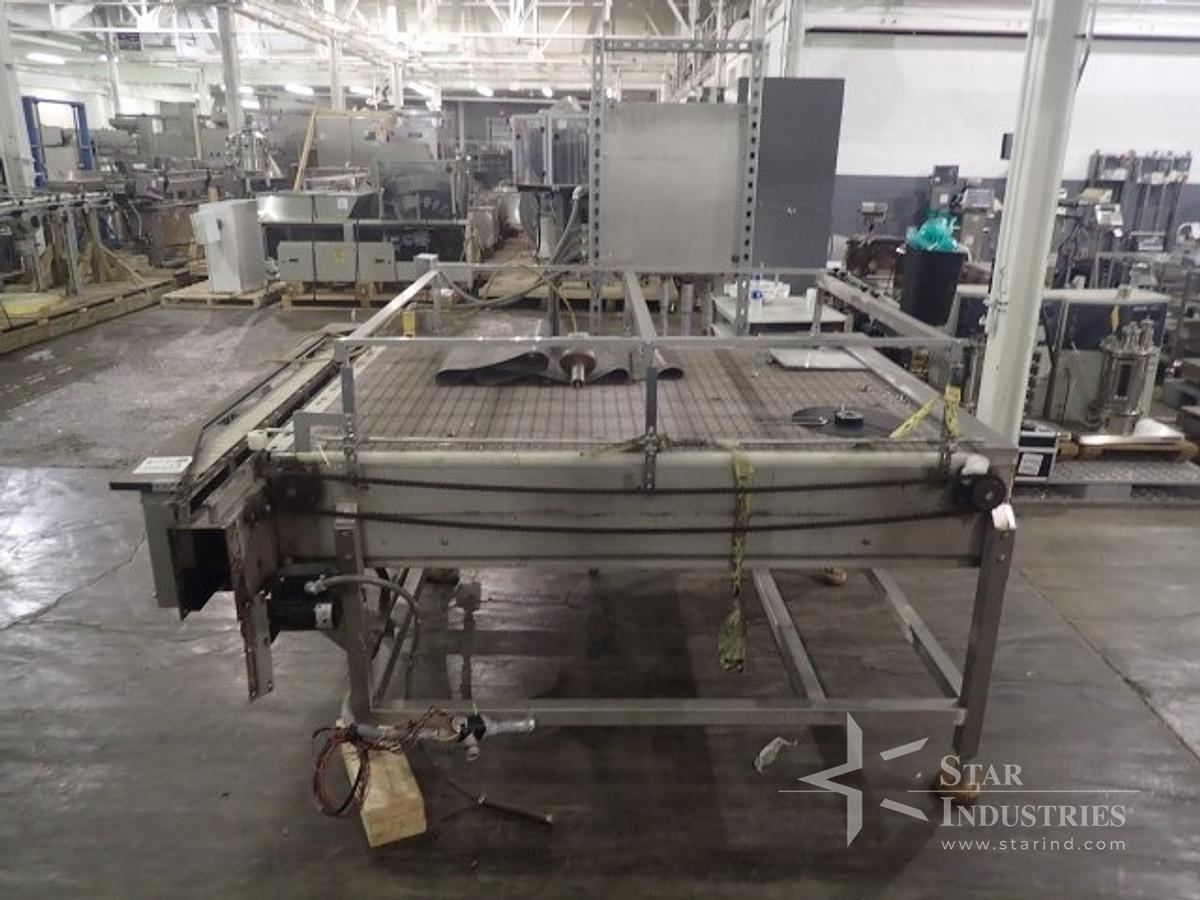 Used 48" x 66" S.S. Accumulating Table