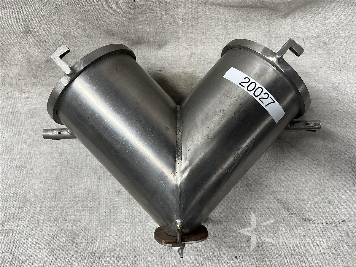 Used Stainless Steel V-Blender Hopper