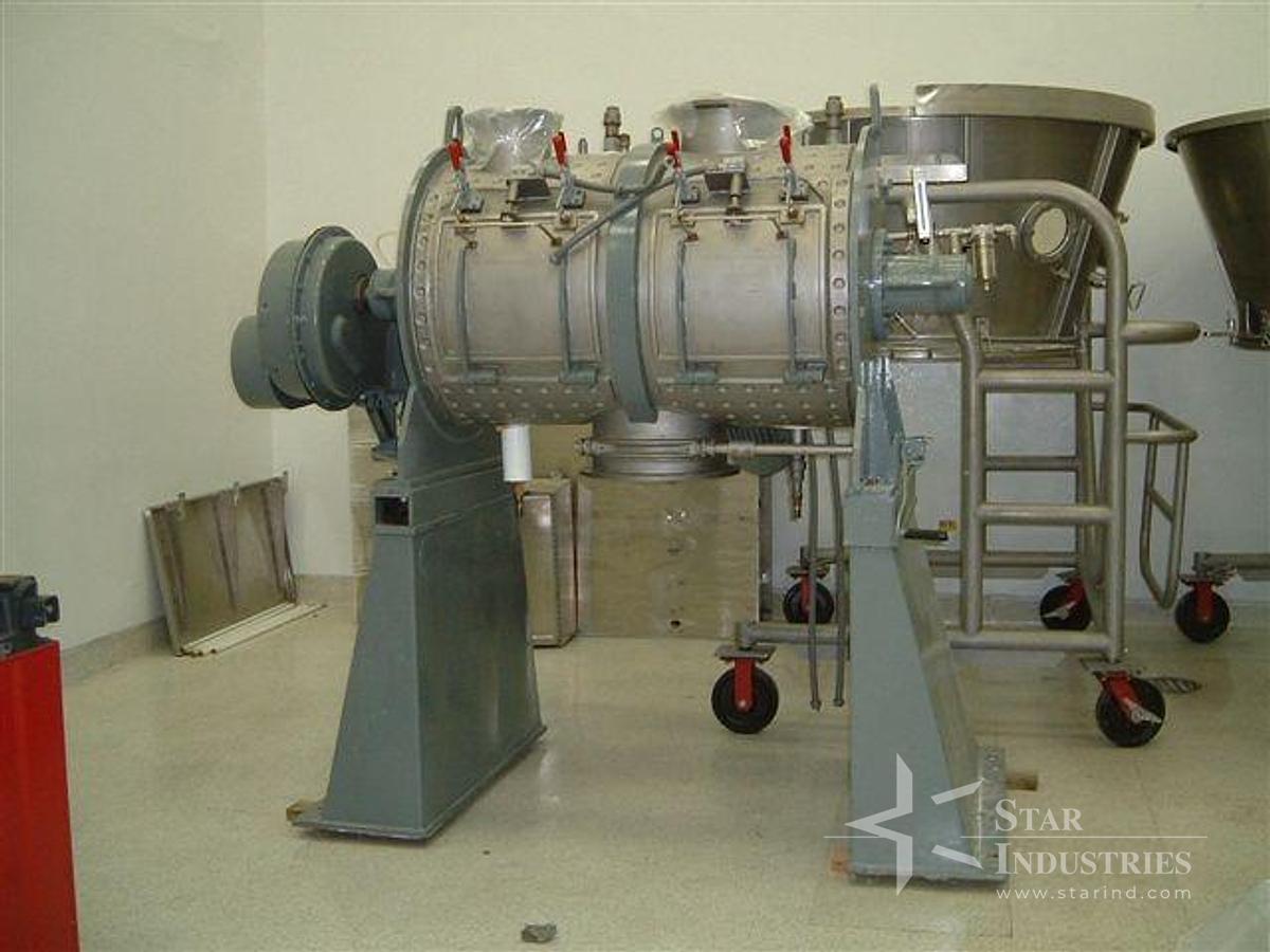 Used Littleford FKM600 Jacketed Mixer w/2 10 h.p. choppers