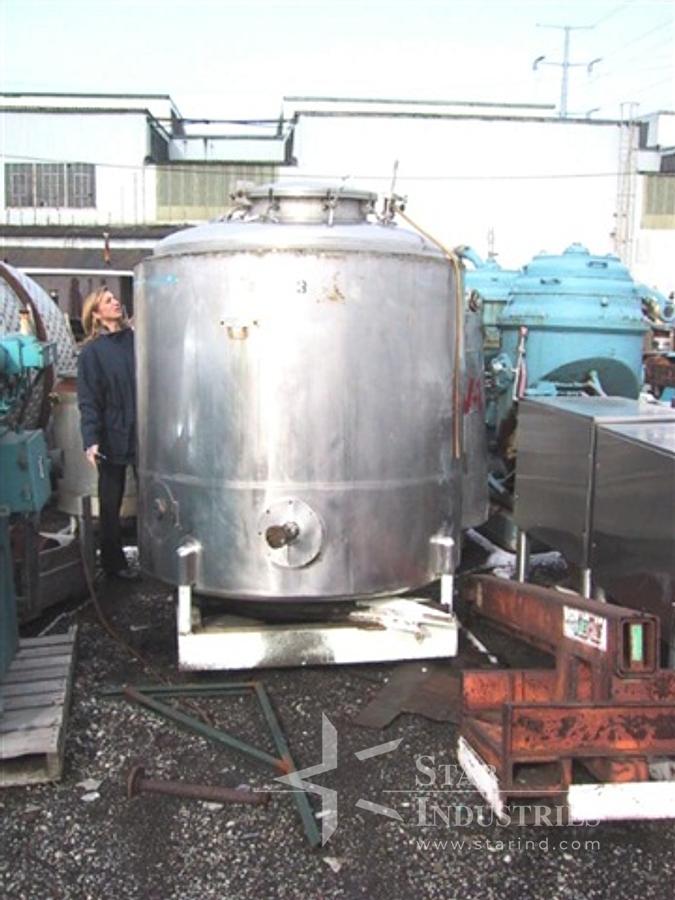 Used 750 GAL. MUELLER REACTOR