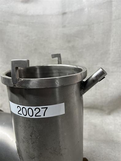 Used Stainless Steel V-Blender Hopper