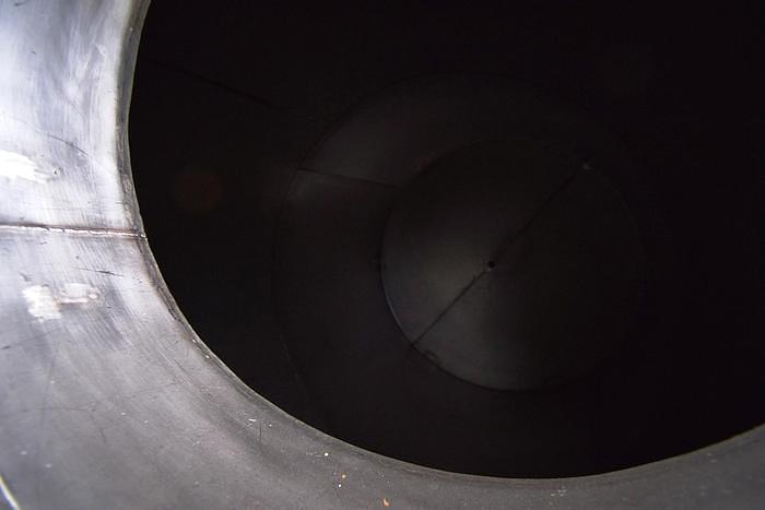Used Tank, 6,500 Gallon, Stainless Steel, Dish Bottom, Legs
