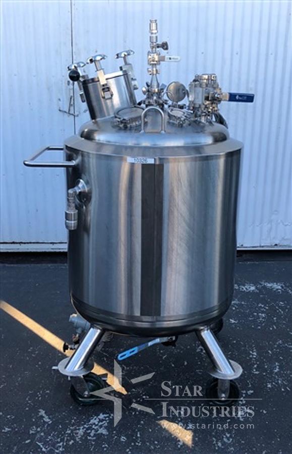 Used Approx. 350 liter Stainless Steel Feldmeier Reactor